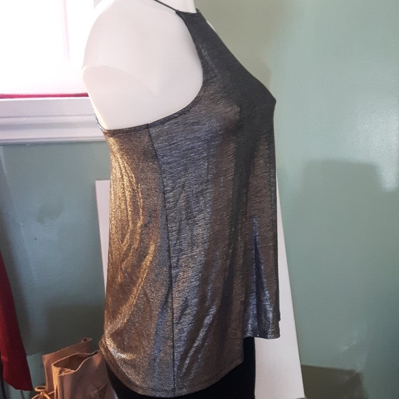 Like new size xxs Guess silver dress tank top - Picture 3 of 12